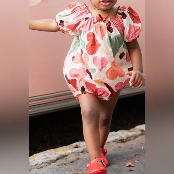 Pink Chicken Other - NWT PINK CHICKEN Baby Girl Rompers Lexi